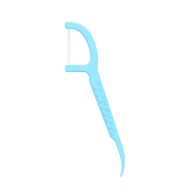 ไหมขัดฟันรสมิ้นต์ที่ได้รับการรับรองมาตรฐาน ISO เลือกไม้จิ้มฟันพลาสติก ABS พร้อมไหมขัดฟัน