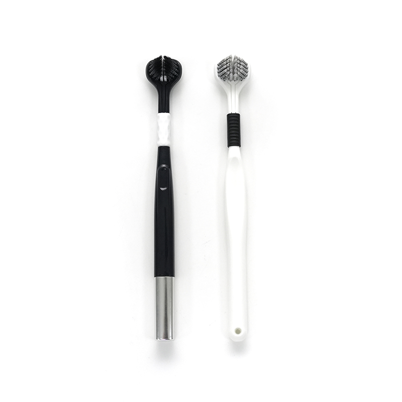 PP Handle 3D BrushHead Ultra-fine Soft PBT เกลียว Sharpened Bristle USA สไตล์ผู้ใหญ่แปรงสีฟันทำความสะอาดลึก