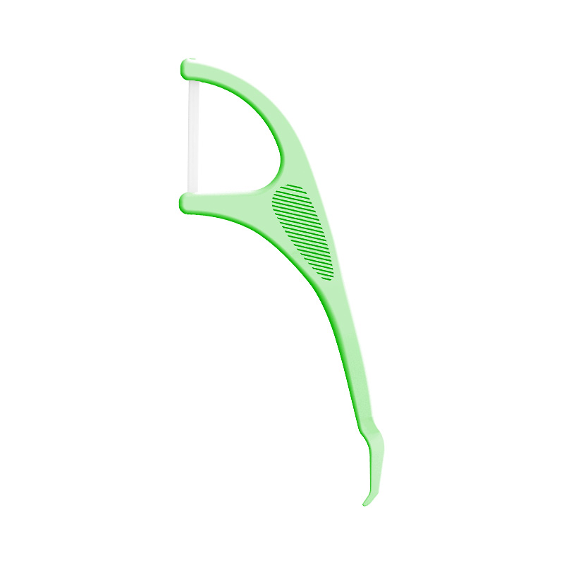 การออกแบบทันตกรรมจัดฟันแบบรีไซเคิลได้มัลติฟังก์ชั่นโปรไฟล์ HIPS Classic Dental Floss Pick